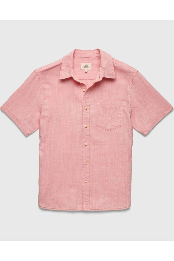 Wholesale,Surfside Supply, Surfside Supply Salmon 2 Tone Cotton Slub Weave Shirt, Pink, Extra Large-47-TagXL