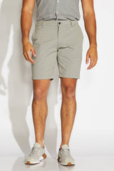 Civil Society Grey Micro Stripe Cotton Blend 8" Shorts