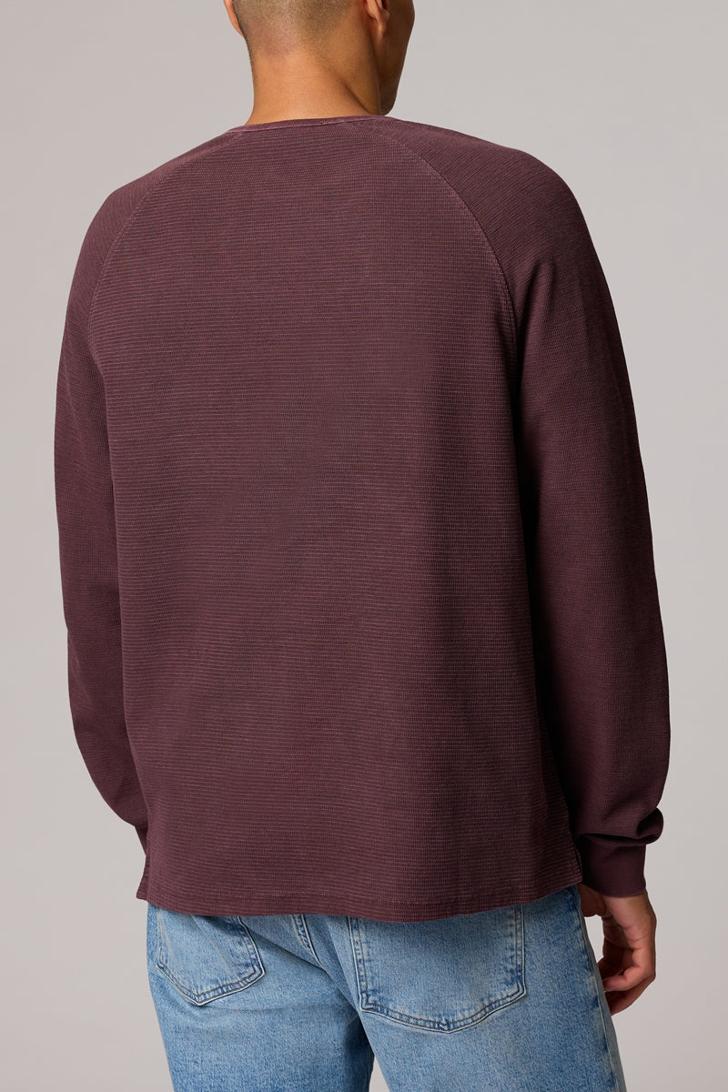 Wholesale,Mavi, Mavi Plum Interlock Raglan Garment Dyed T-Shirt, Purple, Small-42-TagSMedium-44-TagMLarge-46-TagLExtra Large-48-TagXLExtra Extra Large-51-TagXXL