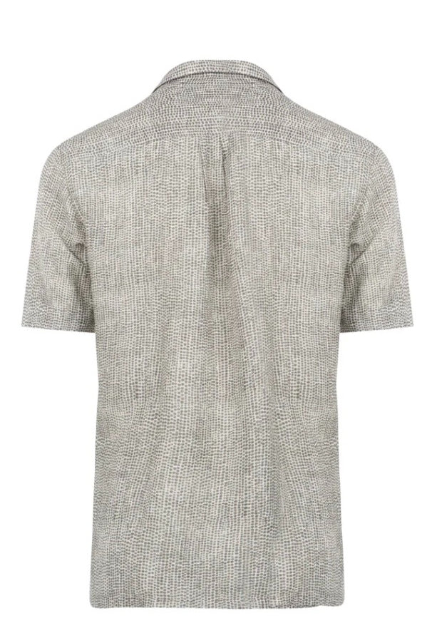 Wholesale,Jakamen, Jakamen Green Dot Print Linen Shirt, Green, Large-46-TagL