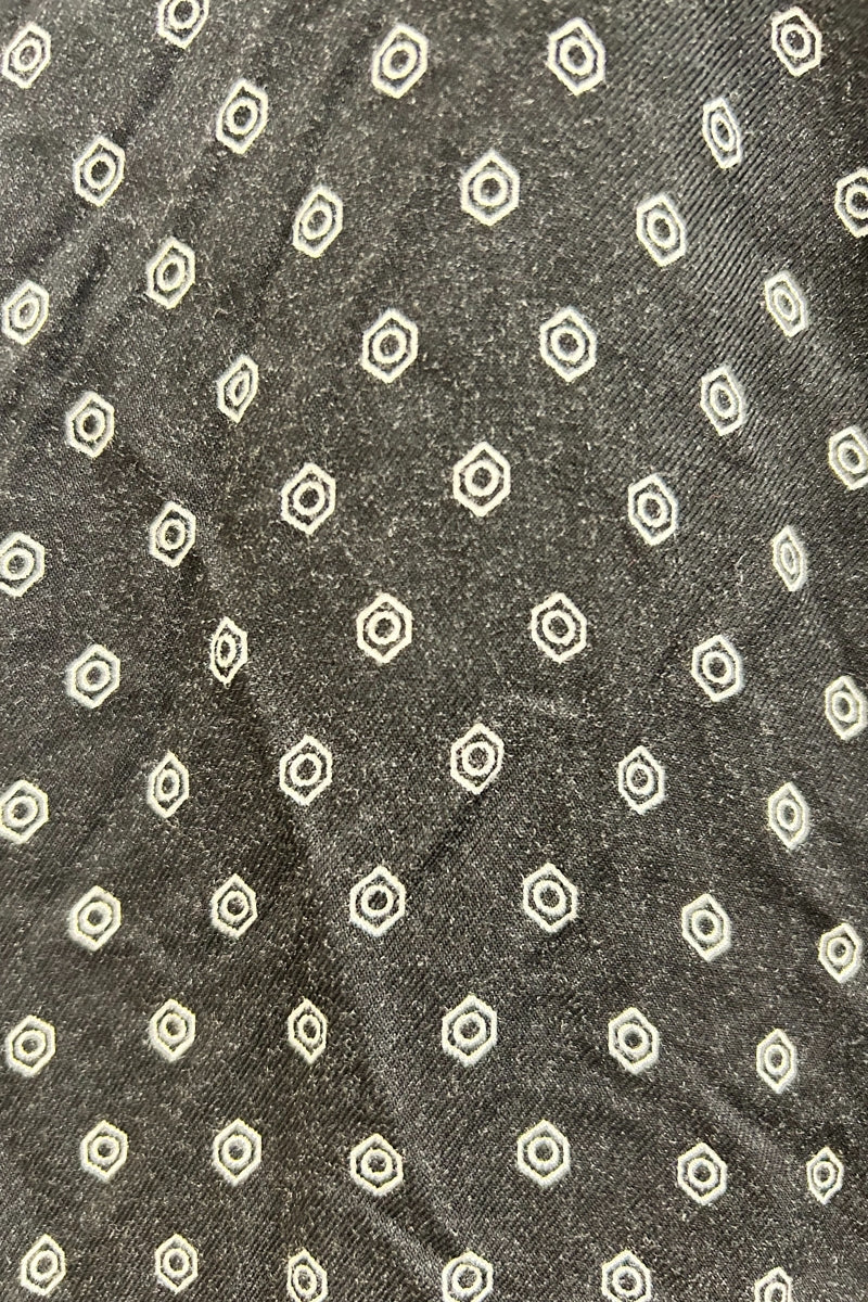 Wholesale,The Kooples, The Kooples Black Micro Geometric Print Shirt, Black, Medium-42-TagM