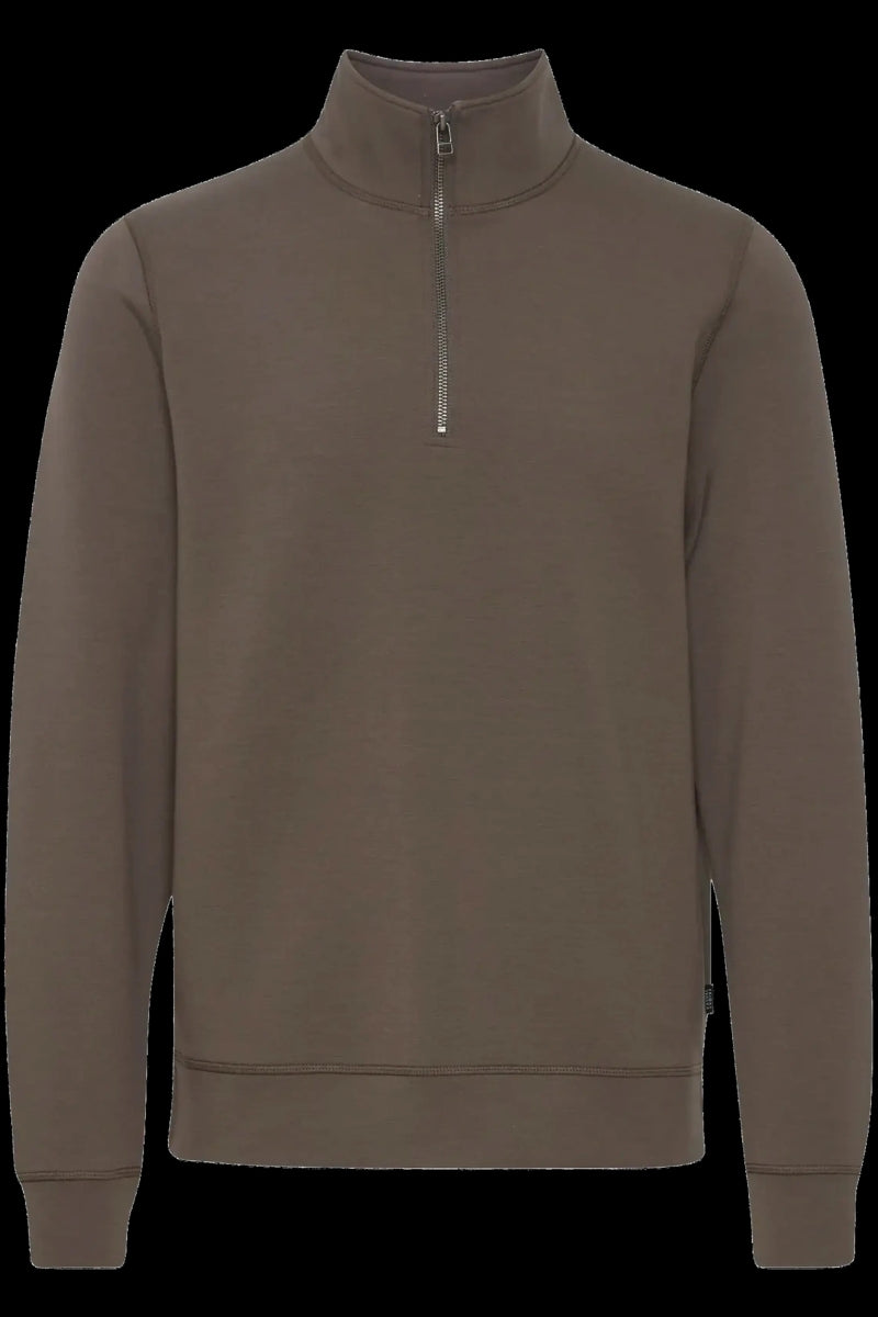 Wholesale,Casual Friday, Casual Friday Brown Knit Qtr Zip, Brown, Large-44-TagL