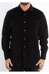 Nicoby Age of Wisdom Black Corduroy Overdyed Shirt