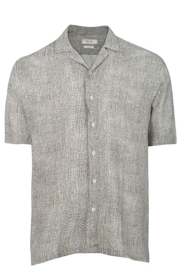 Wholesale,Jakamen, Jakamen Green Dot Print Linen Shirt, Green, Extra Large-48-TagXLExtra Extra Large-50-TagXXLMedium-44-TagMSmall-42-TagSLarge-46-TagL