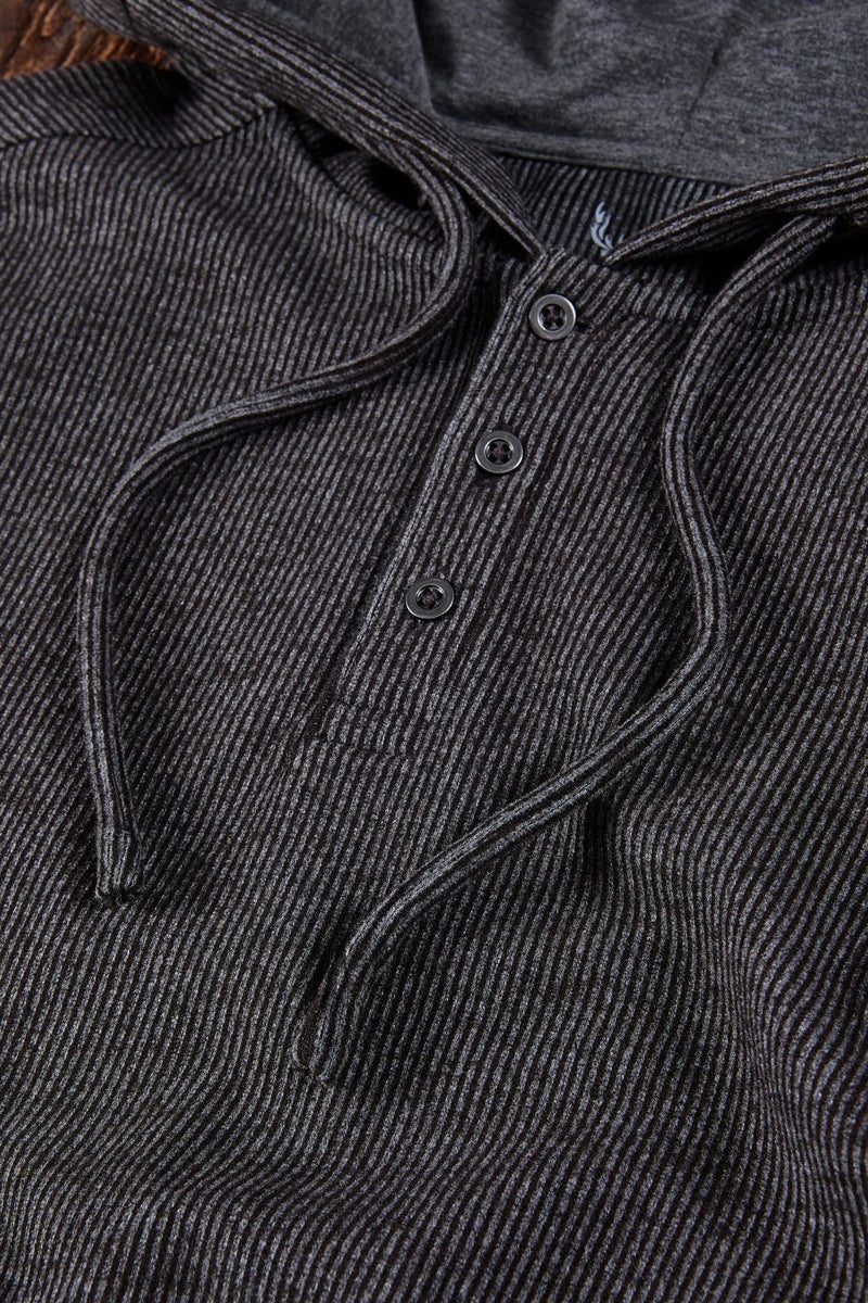 Wholesale,Nicoby Age of Wisdom, Nicoby Age of Wisdom Brown Melange Mini Stripe Hoodie, Brown, Large-46-TagL