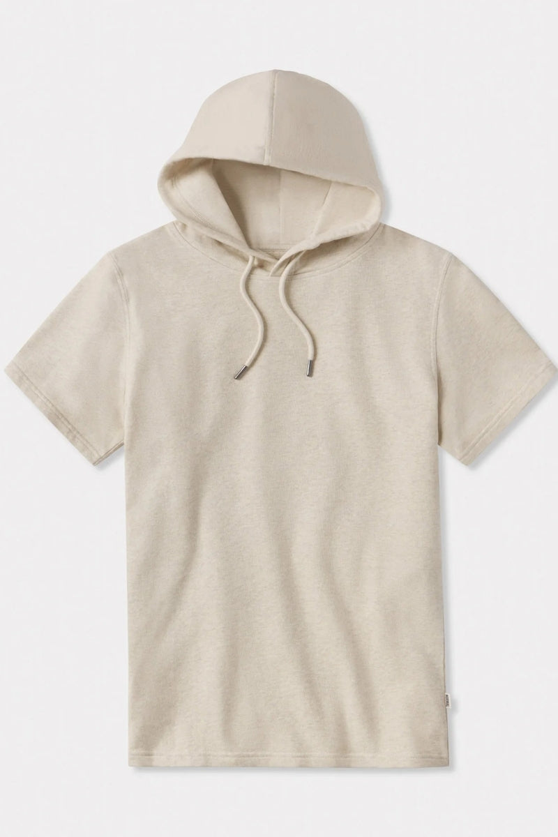 Wholesale,The Normal Brand, The Normal Brand Oatmeal Terry Athletic Hoodie, Tan, Small-40-TagSMedium-42-TagM