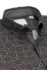 CON.STRUCT Black Dotted Circles Short Sleeve Shirt