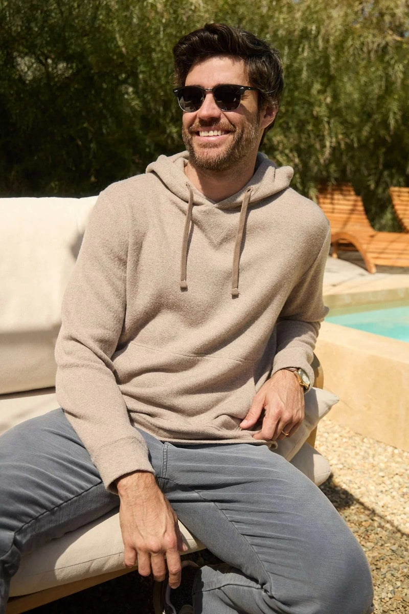 Wholesale,Surfside Supply, Surfside Supply Camel Heather Cashmist Soft Fleece Hoodie, Tan, Small-43-TagSMedium-45-TagMLarge-47-TagLExtra Large-49-TagXL