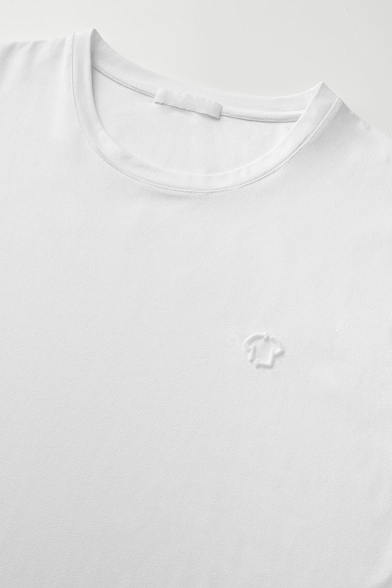 Direct From Brand,FYNE, FYNE White Antibacterial Short Sleeve T-shirt, White, Medium-42-TagL