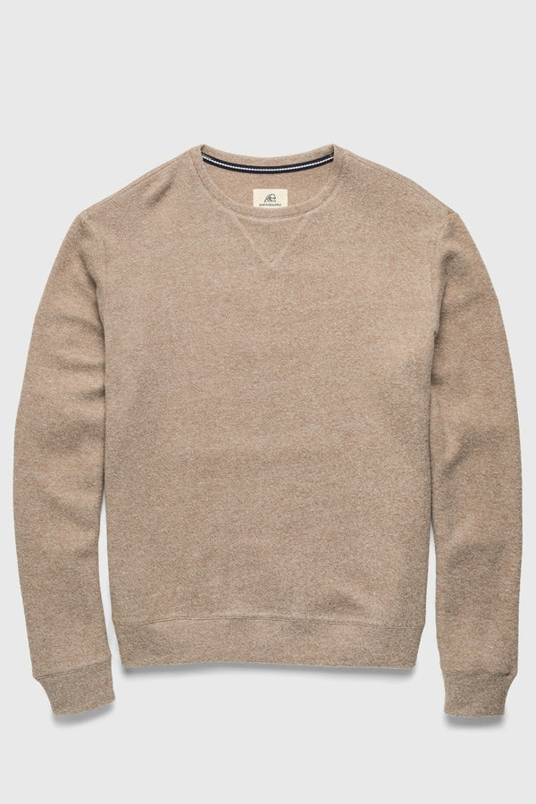 Surfside Supply Camel Heather Cashmist Soft Crewneck
