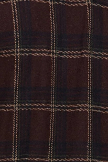 Wholesale,Flag & Anthem, Flag & Anthem Burgundy/Navy Knit Flannel Overshirt, Red, Medium-44-TagMLarge-47-TagLExtra Large-51-TagXL