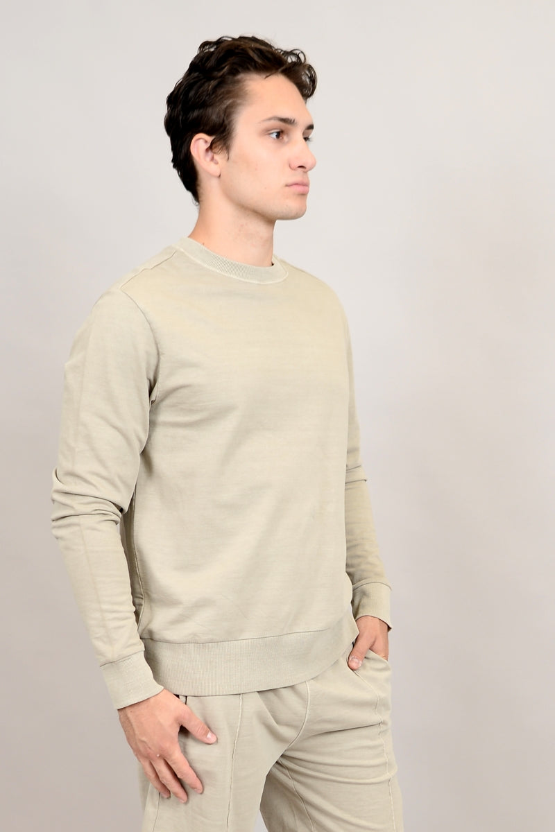 Wholesale,HEDGE, HEDGE Clay French Terry Oversized Crewneck Sweatshirt, Tan, Large-48-TagL