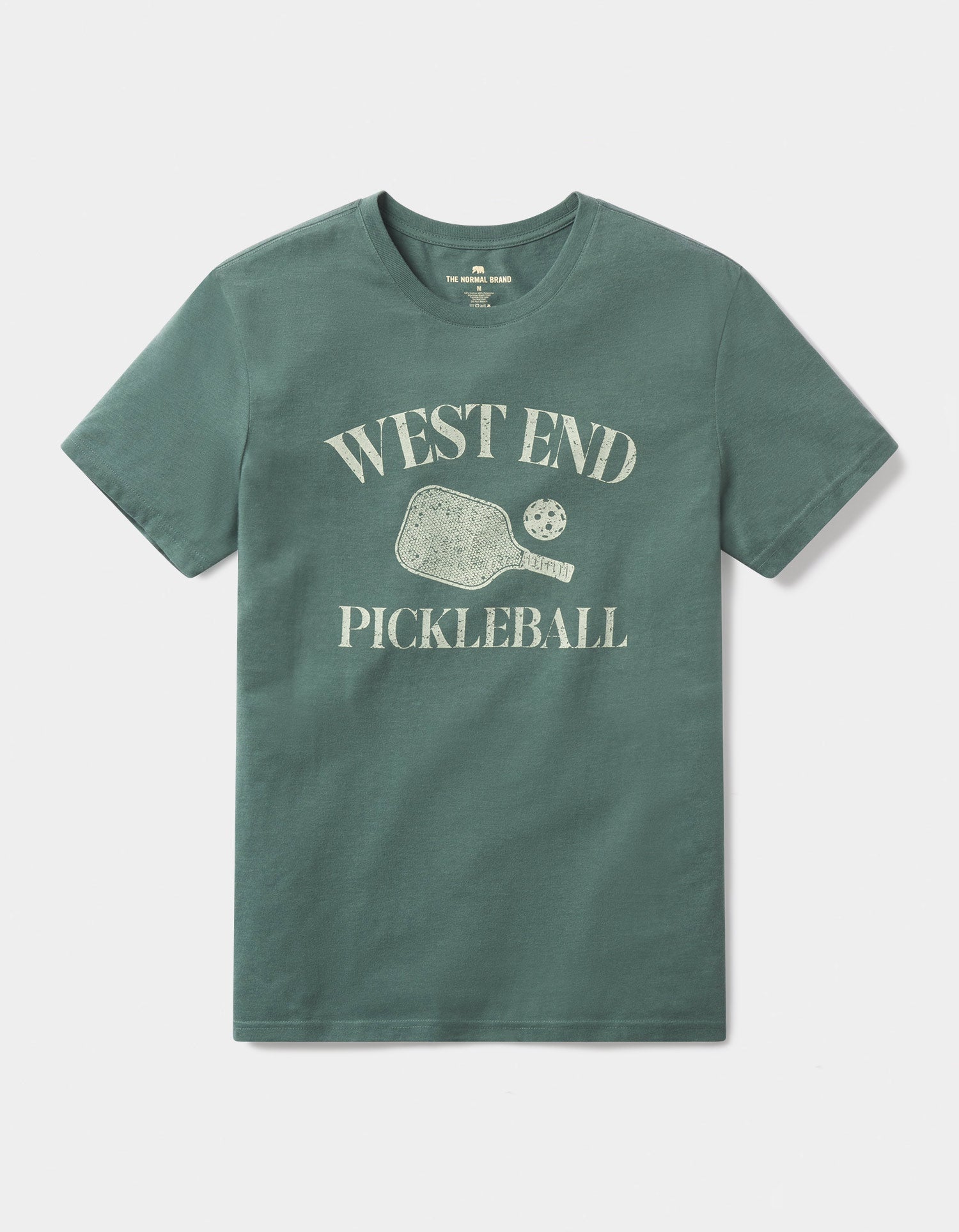Wholesale,The Normal Brand, The Normal Brand Pine West End Pickleball Tee, Green, Medium-40-TagMLarge-43-TagLExtra Large-46-TagXLExtra Extra Large-50-TagXXL