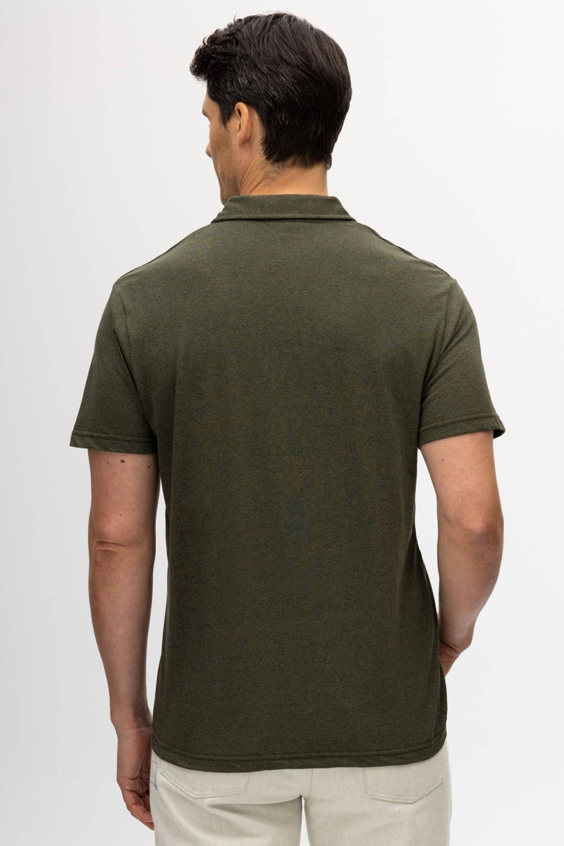 Faire,Julian & Mark, Julian & Mark Olive Short Sleeve Polo, Green, Extra Large-47-TagXL