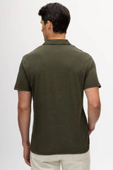 Julian & Mark Olive Short Sleeve Polo