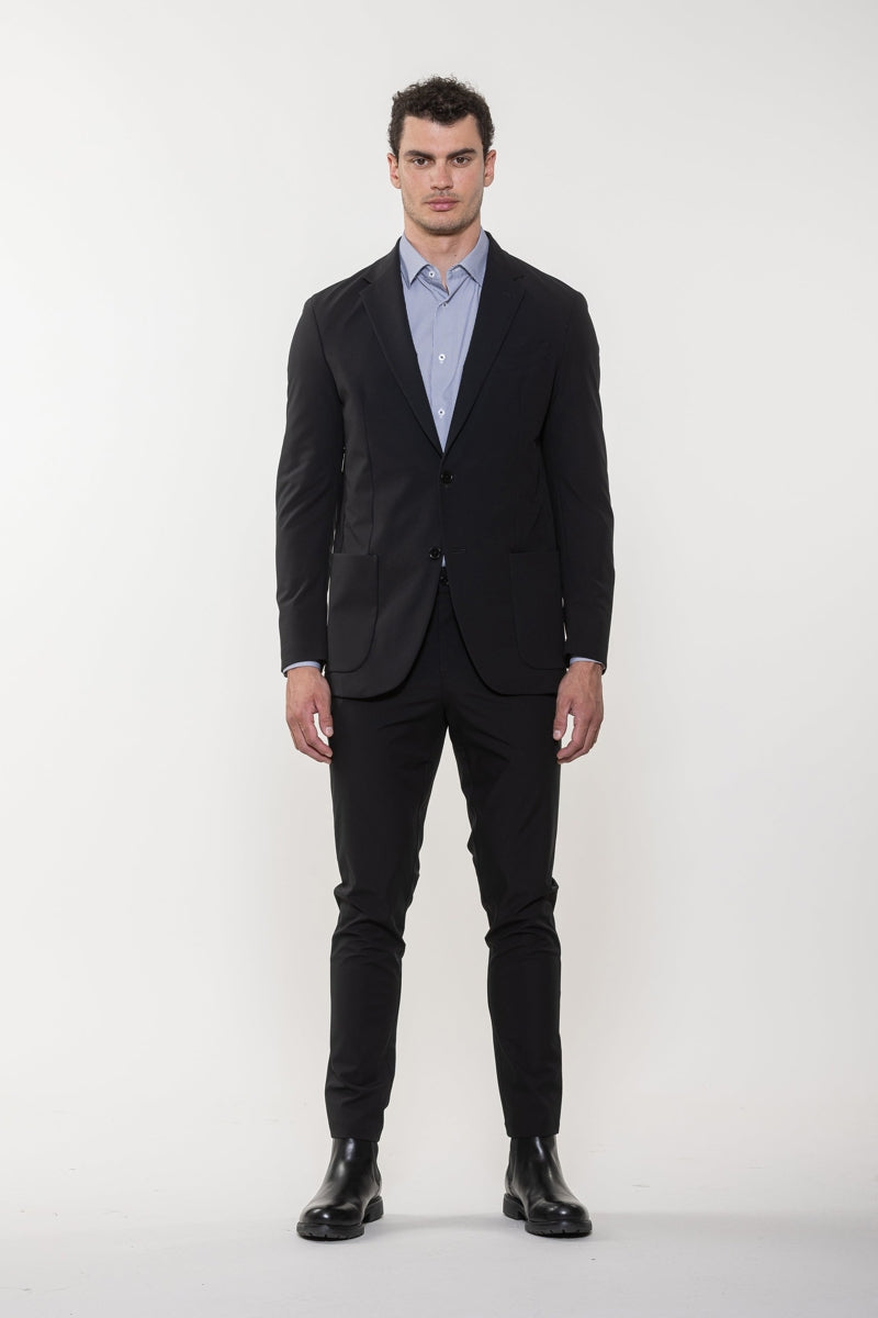 Wholesale,American Heritage, American Heritage Black 4-way Stretch Performance Blazer, Black, Extra Large-46-TagXL
