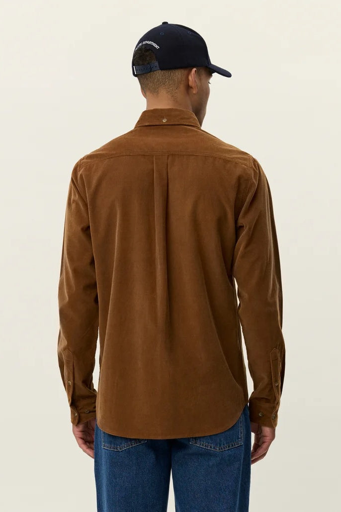 Wholesale,Les Deux, Les Deux Brown Fine Cotton Corduroy Overshirt, Brown, Extra Large-48-TagXL