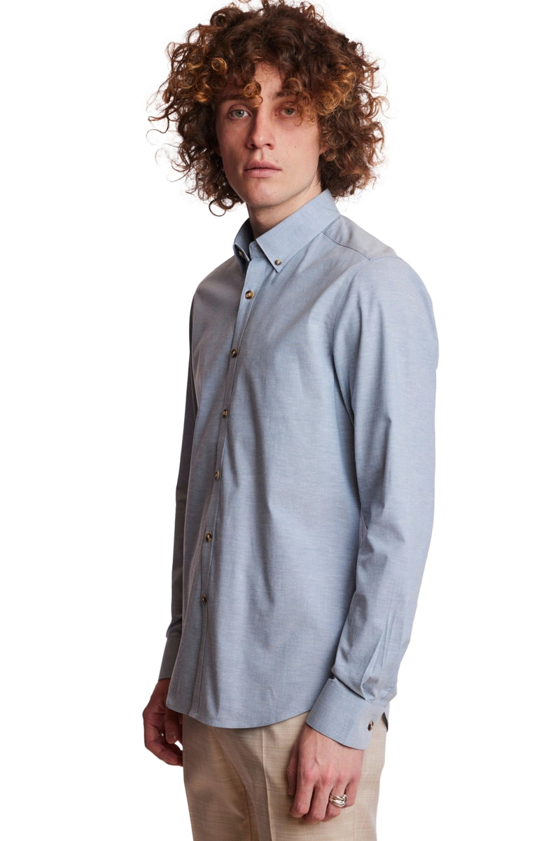 Wholesale,Paisley & Gray, Paisley & Gray Blue Chambray Button Down Shirt, Blue, Extra Large-47-TagXL