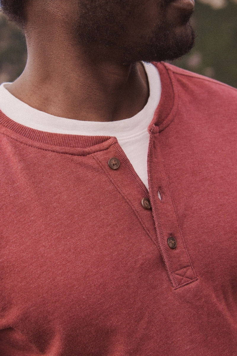 Wholesale,Marine Layer, Marine Layer Fig Stretch Henley, Purple, Extra Large-50-TagXL