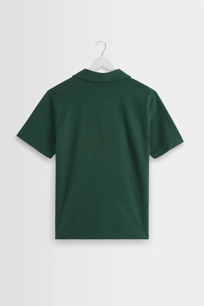 Wholesale,Wax London, Wax London Dark Green Textured Organic Cotton Polo, Green, Medium-43-TagMLarge-45-TagLExtra Large-47-TagXL