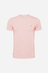 Eubi Coral Penguin Patch Crewneck Short Sleeve T-shirt