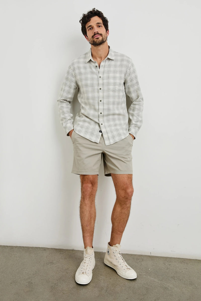 Wholesale,Rails, Rails Cream/Sage Ultra-soft Plaid Shirt, Cream, Medium-44-TagMLarge-46-TagLExtra Large-49-TagXLExtra Extra Large-52-TagXXL