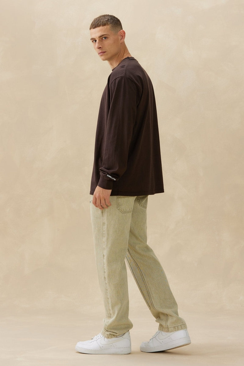 Wholesale,Kuwalla, Kuwalla Dark Brown Scoop Neck Tee, Brown, Extra Large-49-TagXL