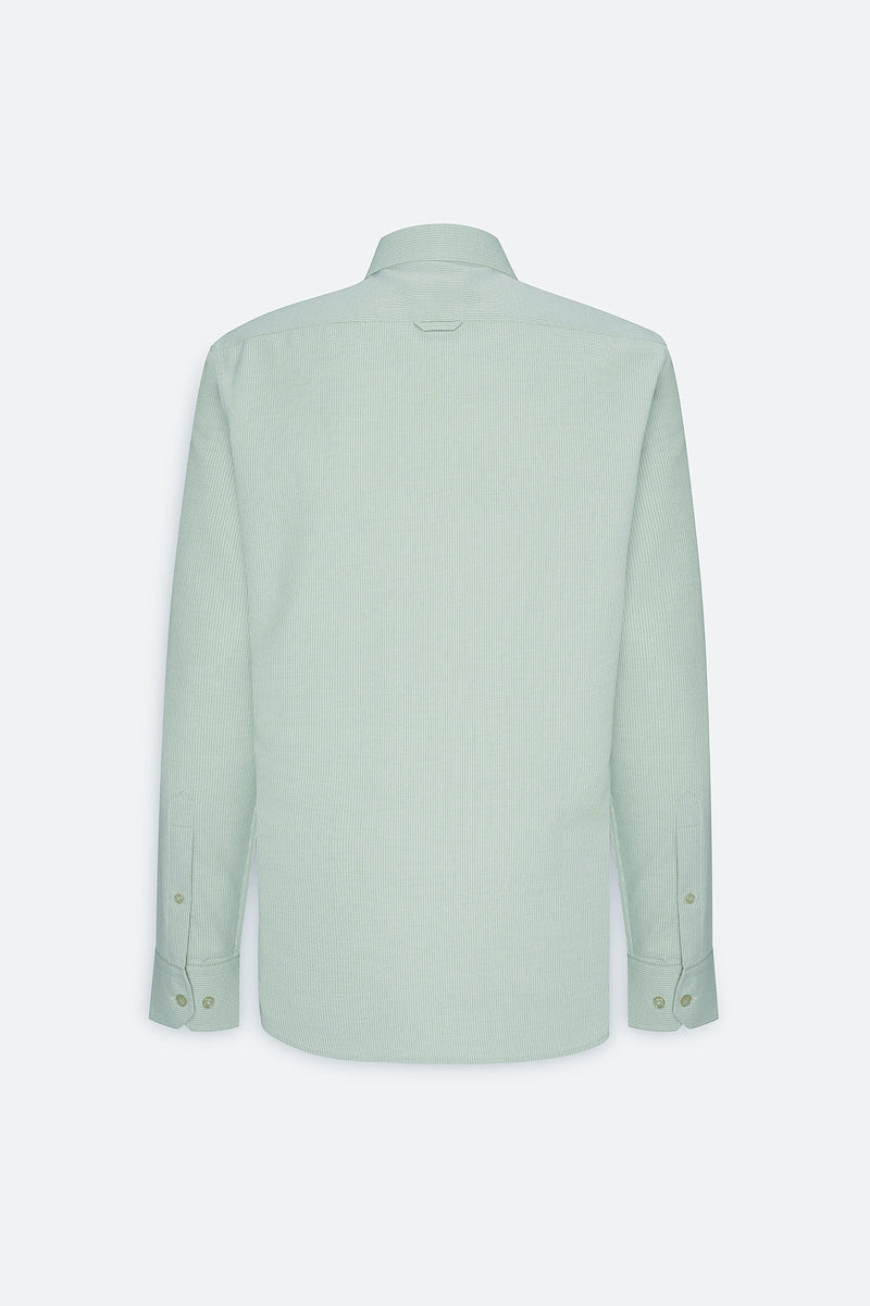 Wholesale,Altinyildiz Classics, Altinyildiz Classics Green Textured Dobby Slim Fit Shirt, Green, Large-44-TagL