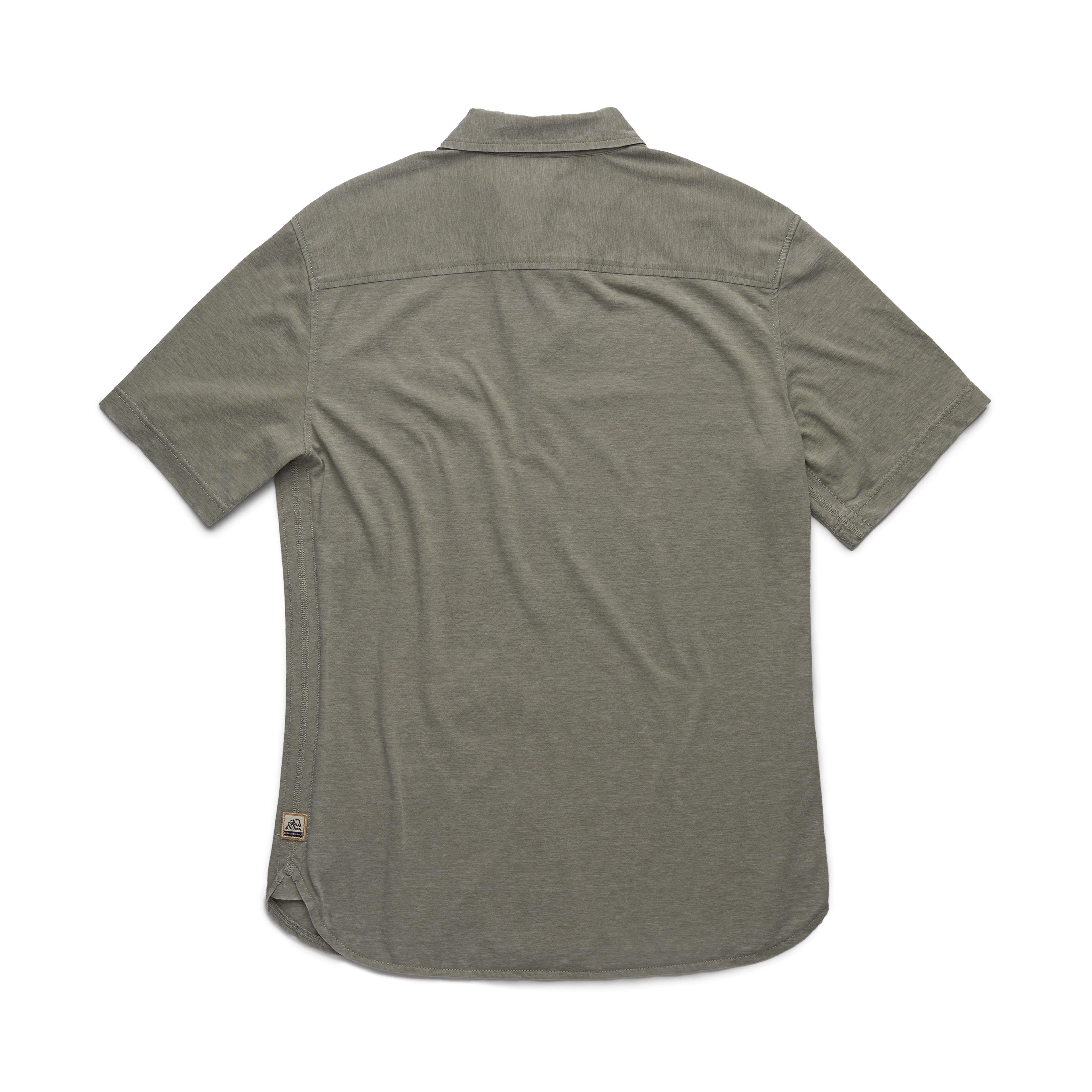 Faire,Surfside Supply, Surfside Supply Pastel Olive Green Burnout Knit Button Up Short Sleeve Shirt, Green, Large-46-TagL