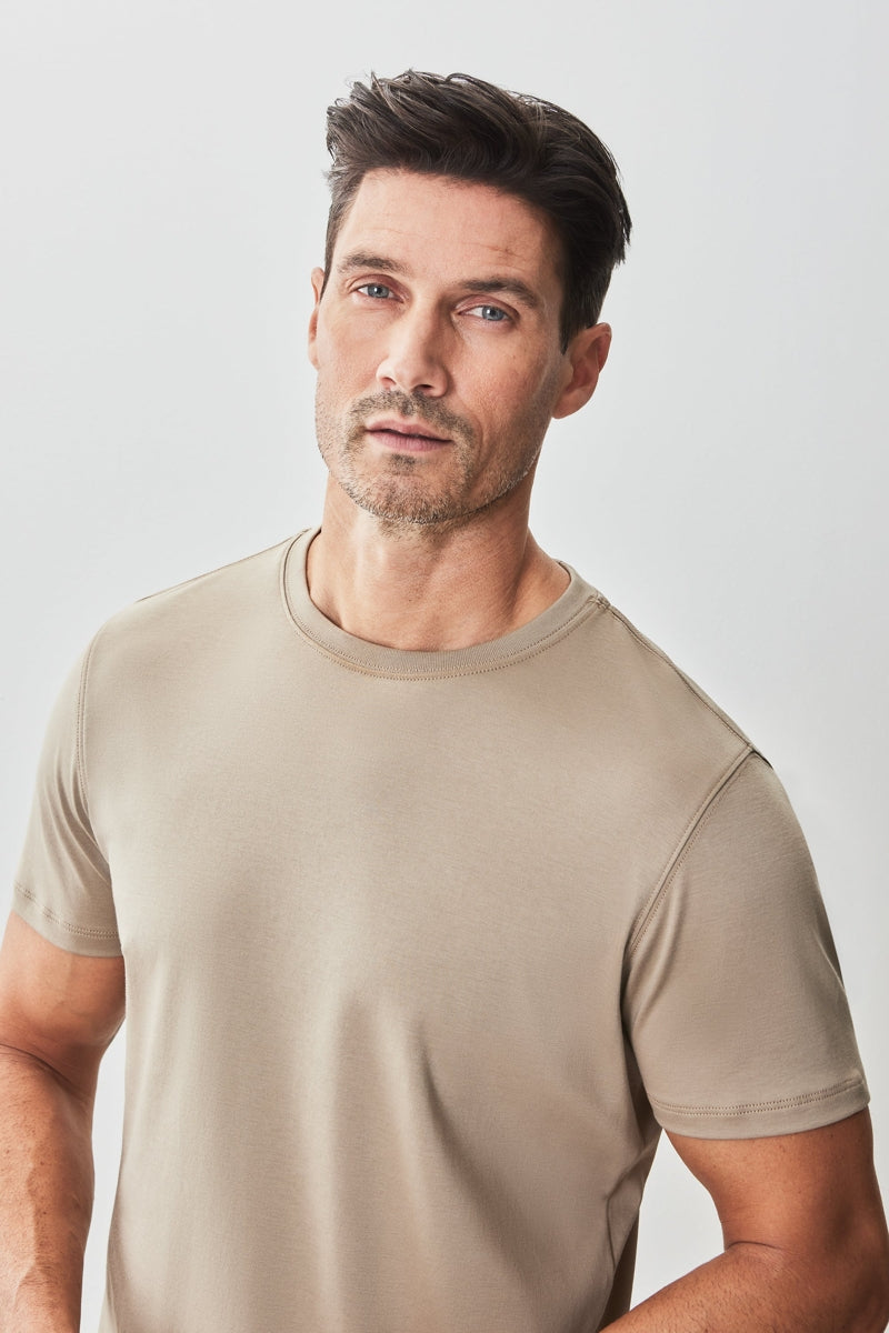 Wholesale,Robert Barakett, Robert Barakett Tan Premium Tee, Tan, Extra Large-46-TagXL