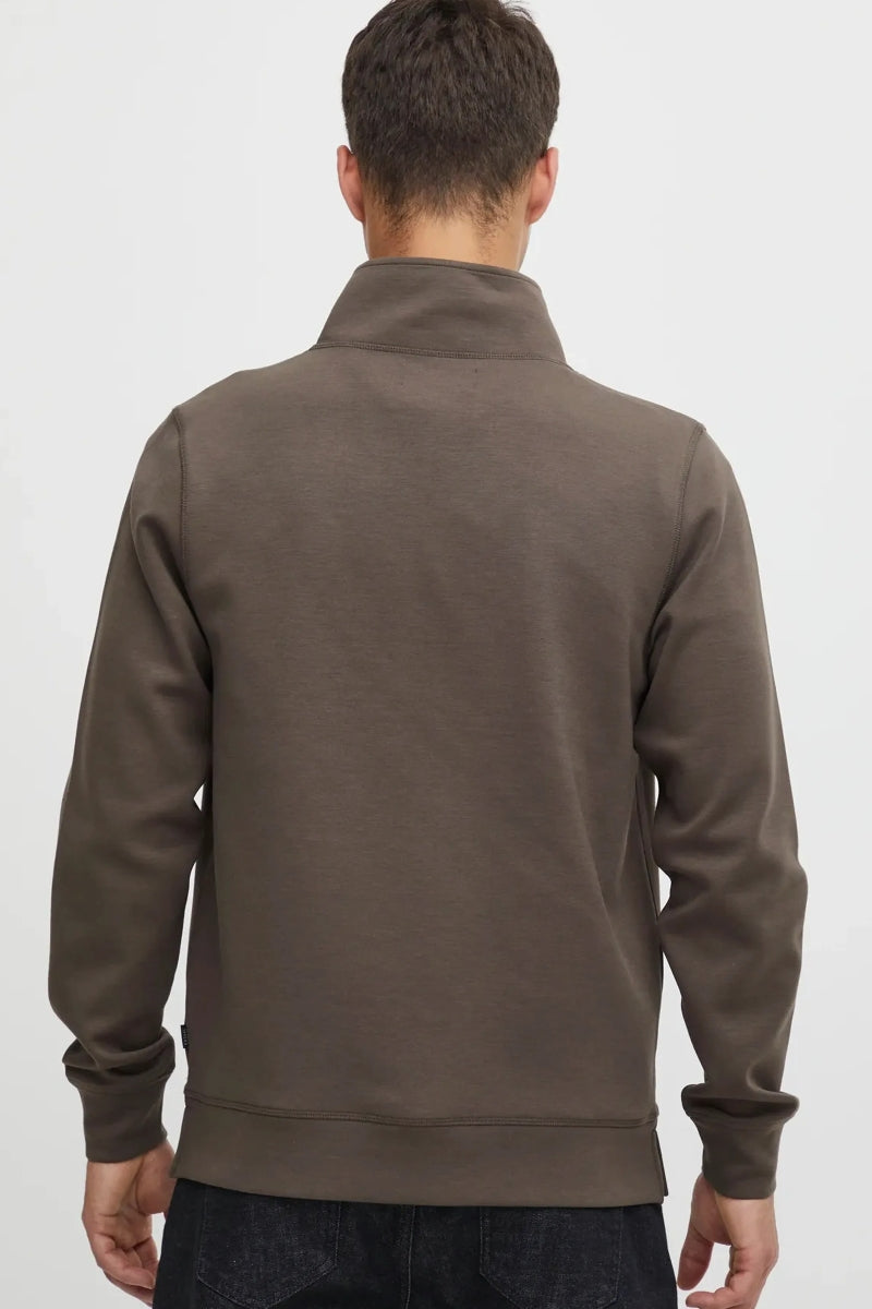 Wholesale,Casual Friday, Casual Friday Brown Knit Qtr Zip, Brown, Large-44-TagL