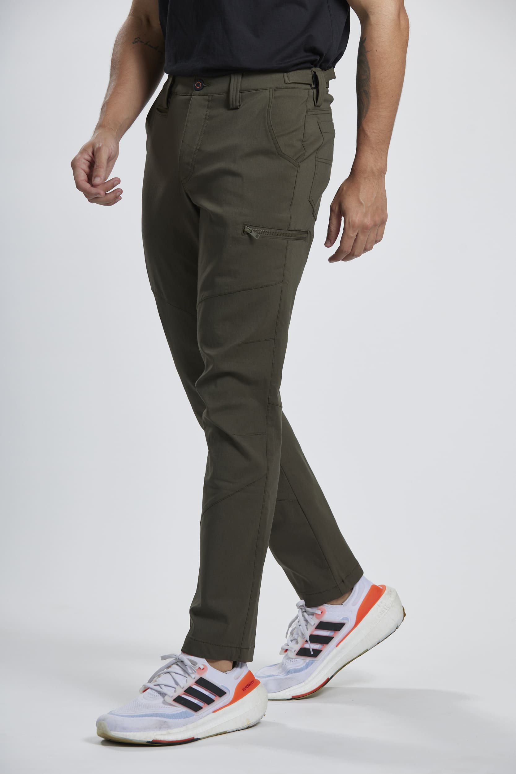 Direct From Brand,PROFI, PROFI Military Green All-Purpose Multi-Pocket UV-resistant Functional Pants, Green, 30W-30L-Tag30