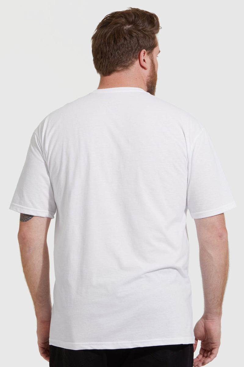 Faire,True Classic, True Classic White Short Sleeve Tee, White, Large-42-TagL