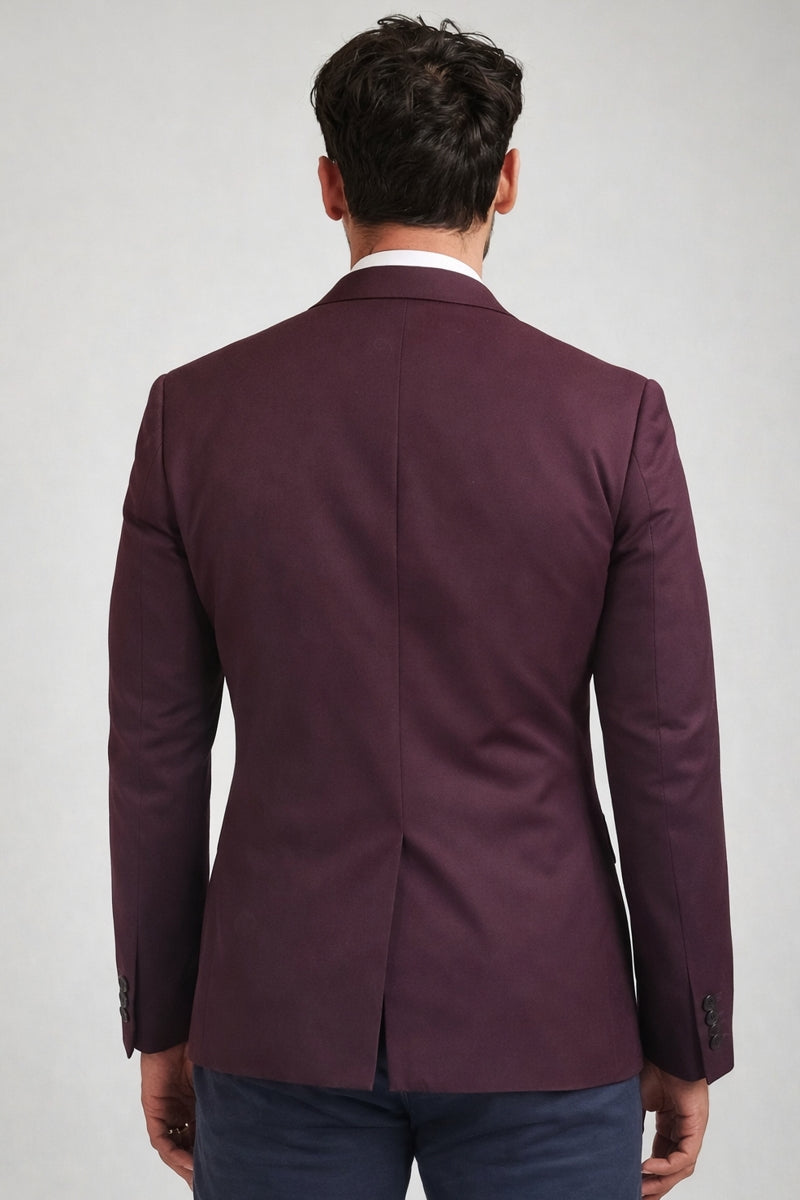 Other,Venice, Venice Wine Blazer, Purple, Large-47-Tag52