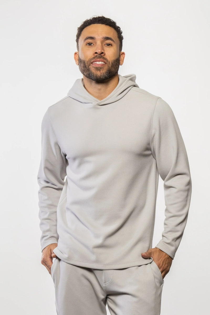 Wholesale,Mason Cruz, Mason Cruz Light Grey Soft Fleece Hoodie, Grey, Large-45-TagL