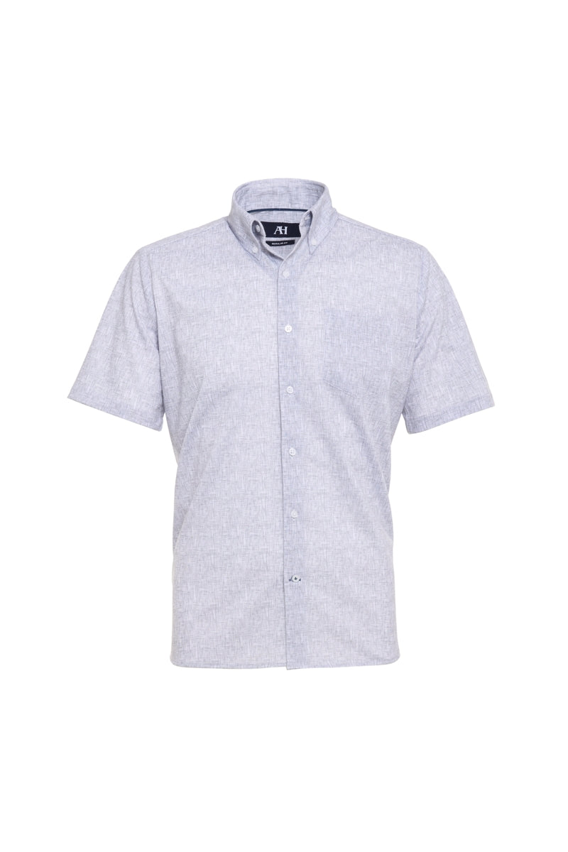 Wholesale,American Heritage, American Heritage Melange Grey Double Faced Knit Shirt, Grey, Large-47-TagL
