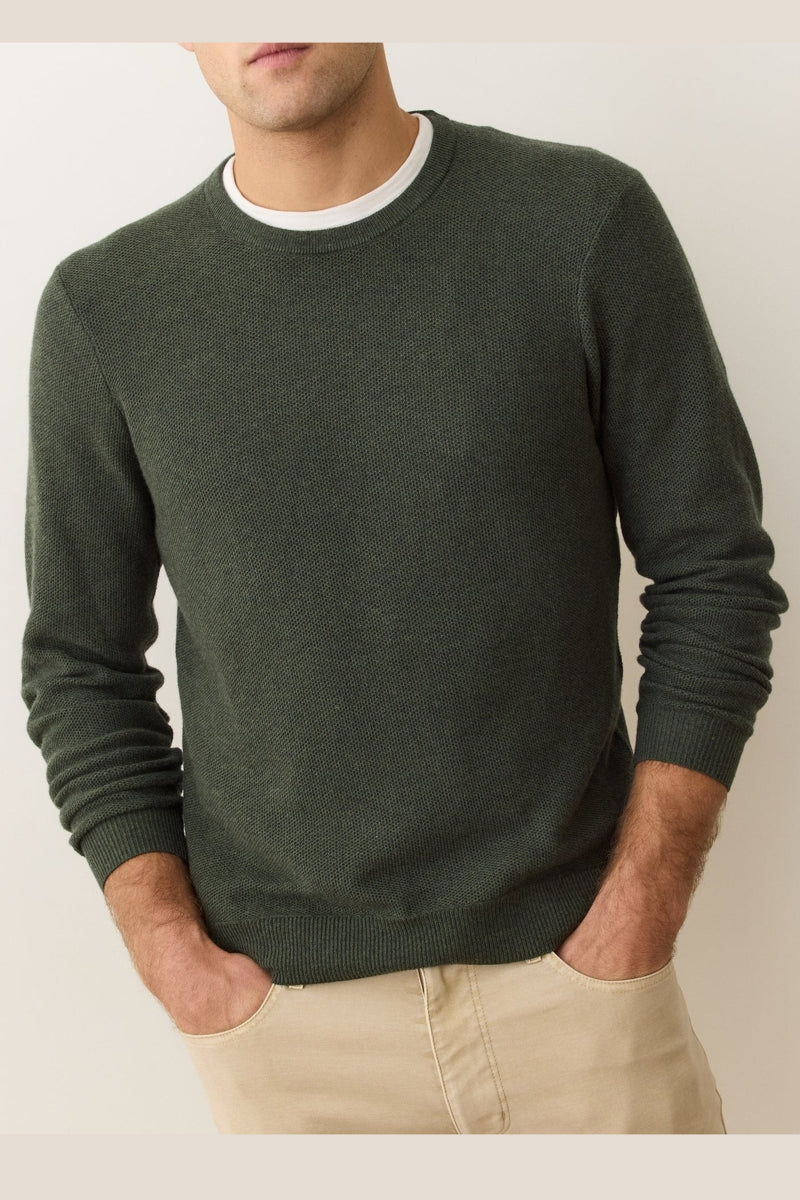 Wholesale,Marine Layer, Marine Layer Olive Green Crewneck Sweater, Green, Small-38-TagSMedium-41-TagMLarge-45-TagLExtra Large-48-TagXLExtra Extra Large-50-TagXXL
