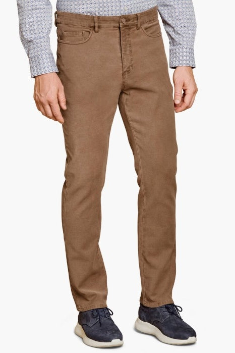 Johnston & Murphy Tan XC Flex Four-way Stretch Straight Leg Pants