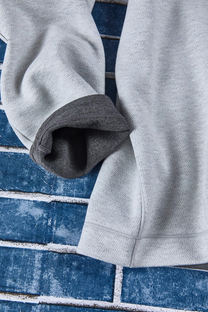 Wholesale,Nicoby Age of Wisdom, Nicoby Age of Wisdom Light Grey Herringbone Qtr Zip Pullover, Grey, Small-40-TagS