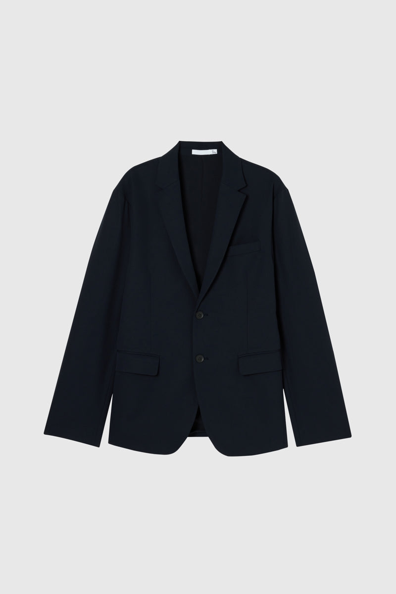 Direct From Brand,FYNE, FYNE Navy Water Repellent Four-side Stretch Blazer, Blue, Large-42-TagL