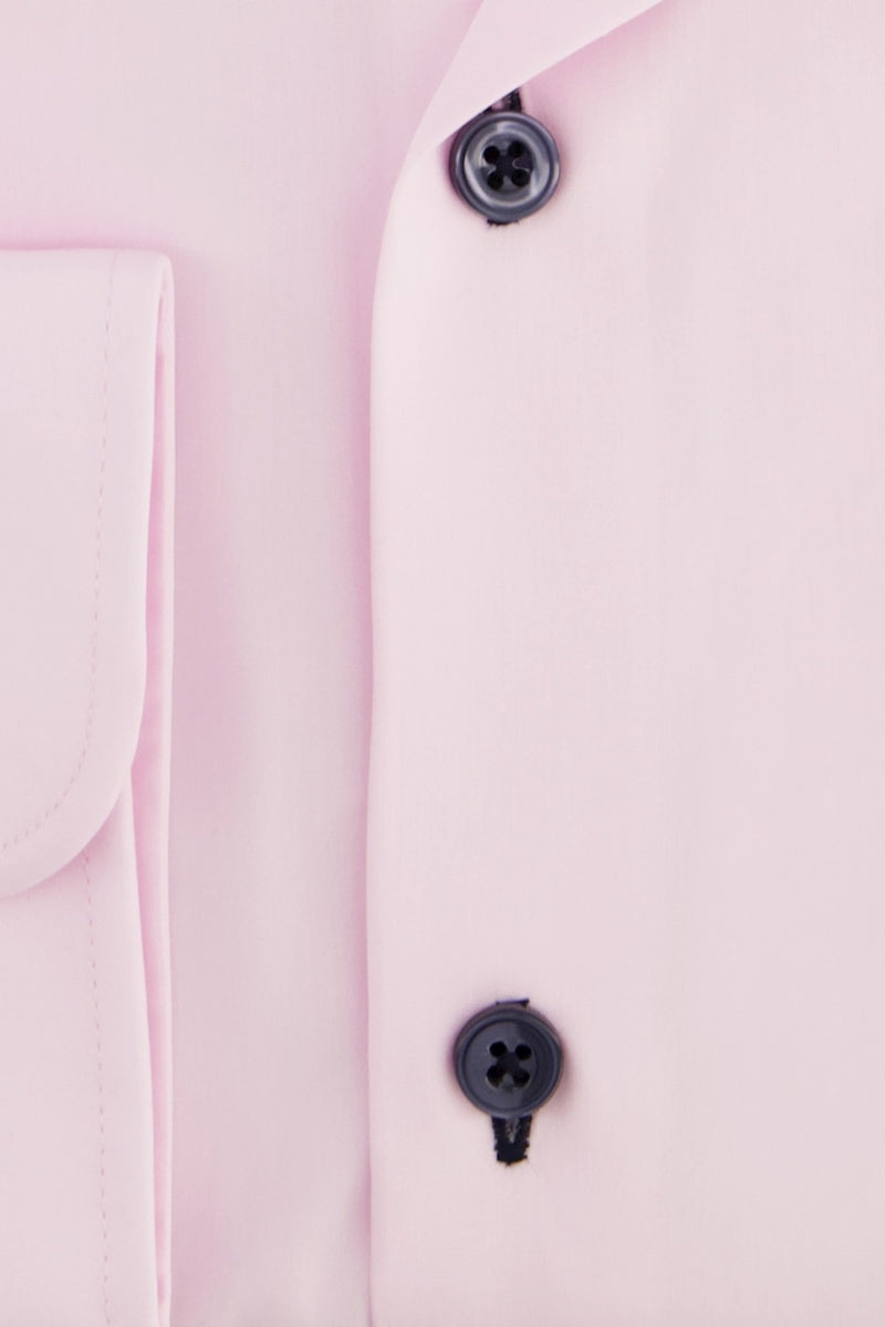 Direct From Brand,R2 Amsterdam, R2 Amsterdam Pink Non-iron Cotton Shirt, Pink, Extra Large-48-Tag42