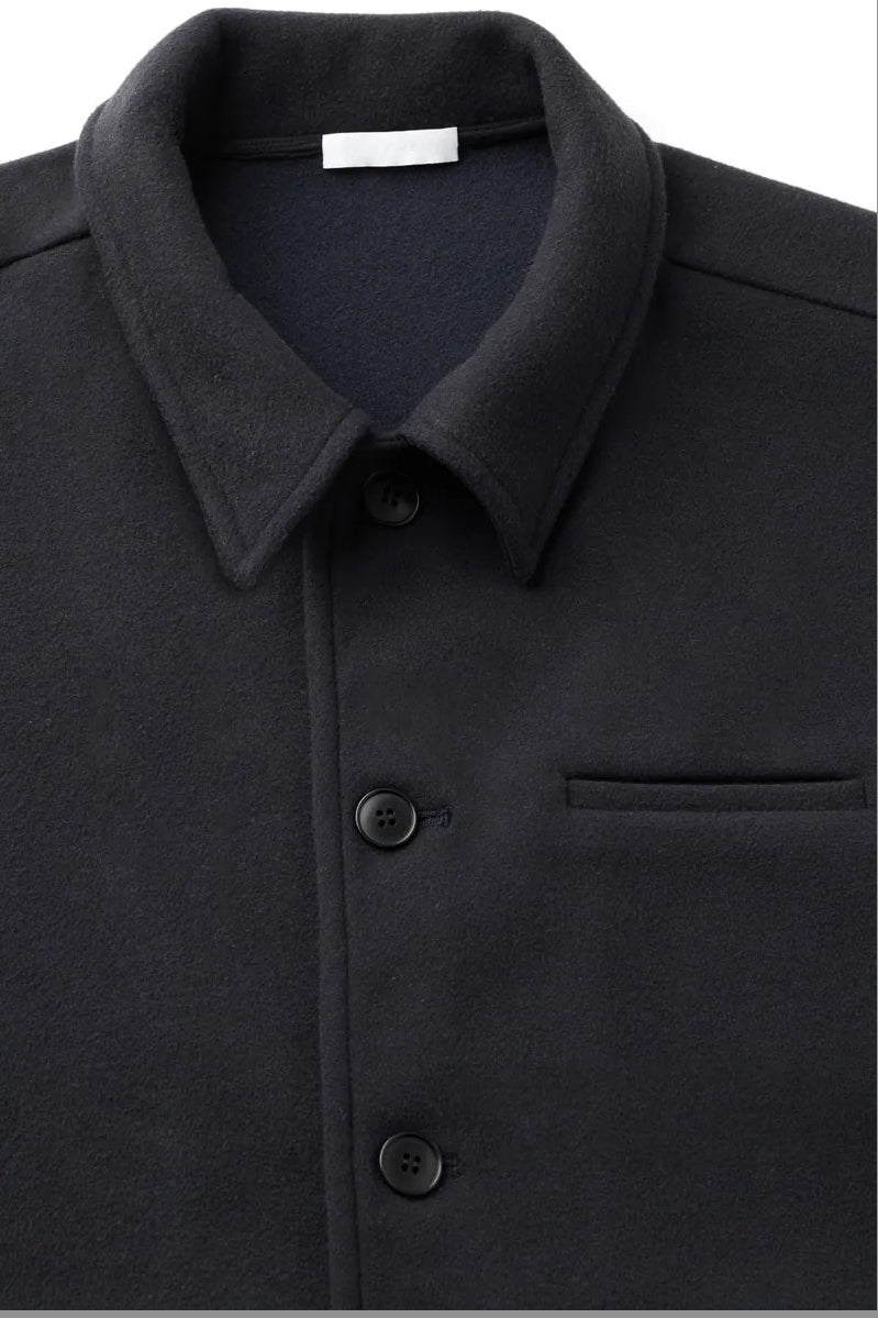 Direct From Brand,FYNE, FYNE Black Front Pocket Fleece Jacket, Black, Medium-44-TagM