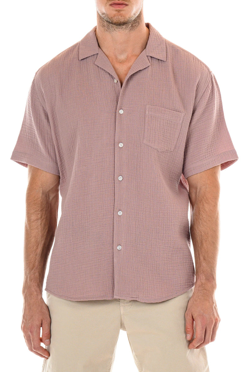 Original Paperbacks Mauve Rose Morro Bay Shirt