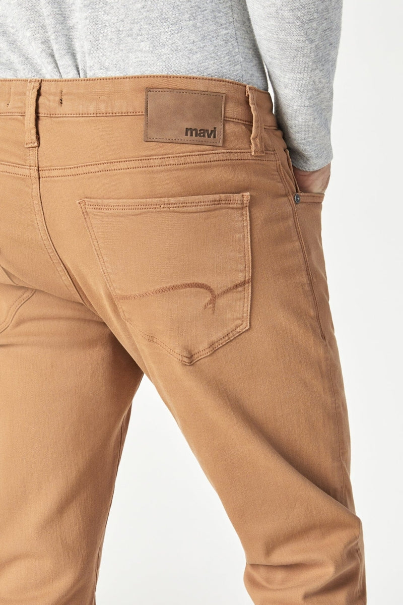 Mavi Carmel Brown Slim Straight Leg Jeans