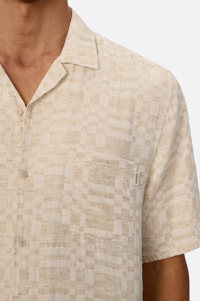 Wholesale,INDUSTRIE AUSTRALIA, INDUSTRIE AUSTRALIA Wheat Combo Textured Shirt, Tan, Small-43-TagSMedium-45-TagMLarge-47-TagLExtra Large-49-TagXLExtra Extra Large-52-TagXXL