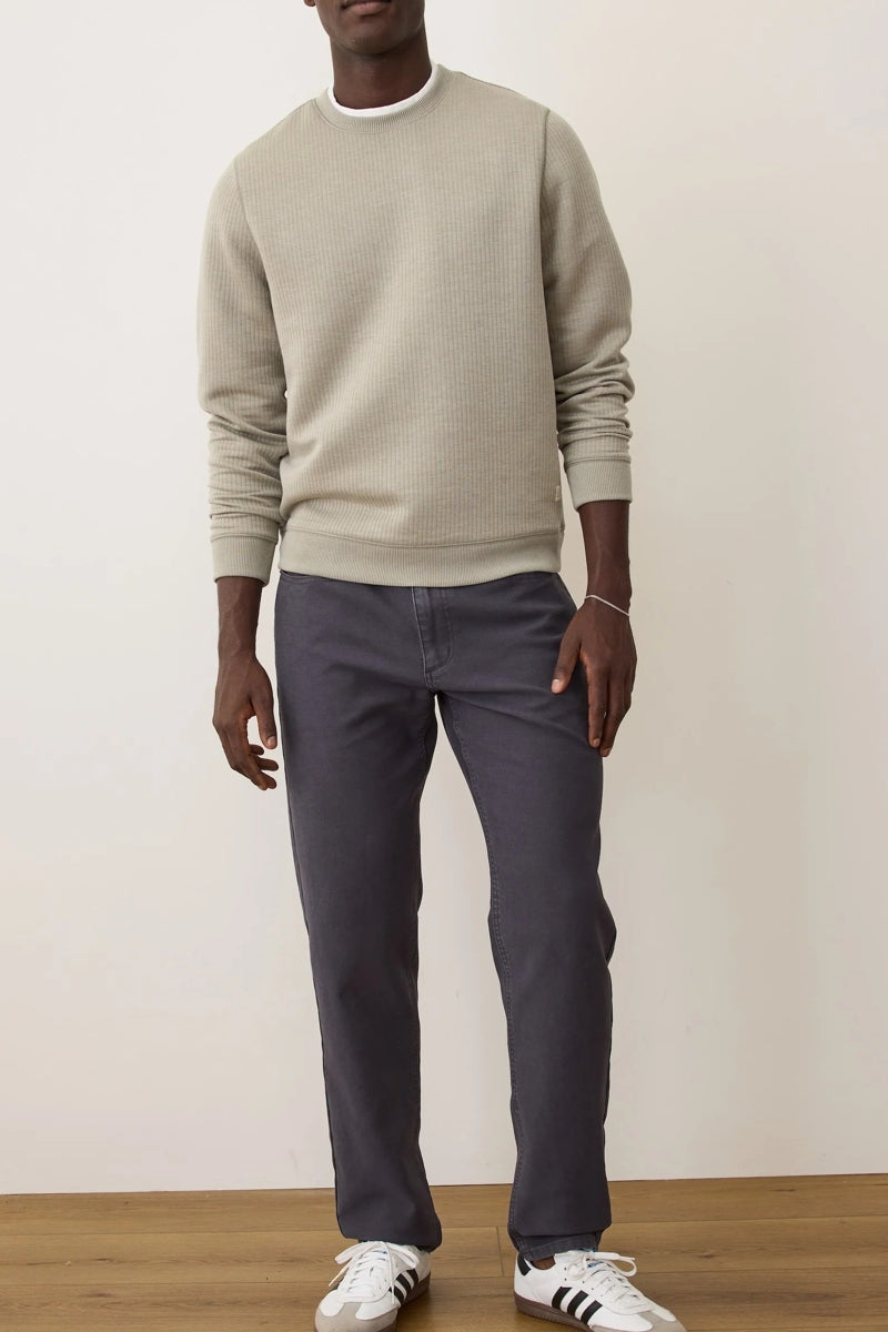 Wholesale,Marine Layer, Marine Layer Taupe Corbet Vertical Quilted Sweatshirt, Tan, Small-42-TagSMedium-44-TagMLarge-48-TagLExtra Large-50-TagXLExtra Extra Large-52-TagXXL