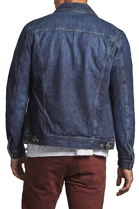 Otrium,Adriano Goldschmied, Adriano Goldschmied Lined Denim Jacket, Blue, Large-44-TagL