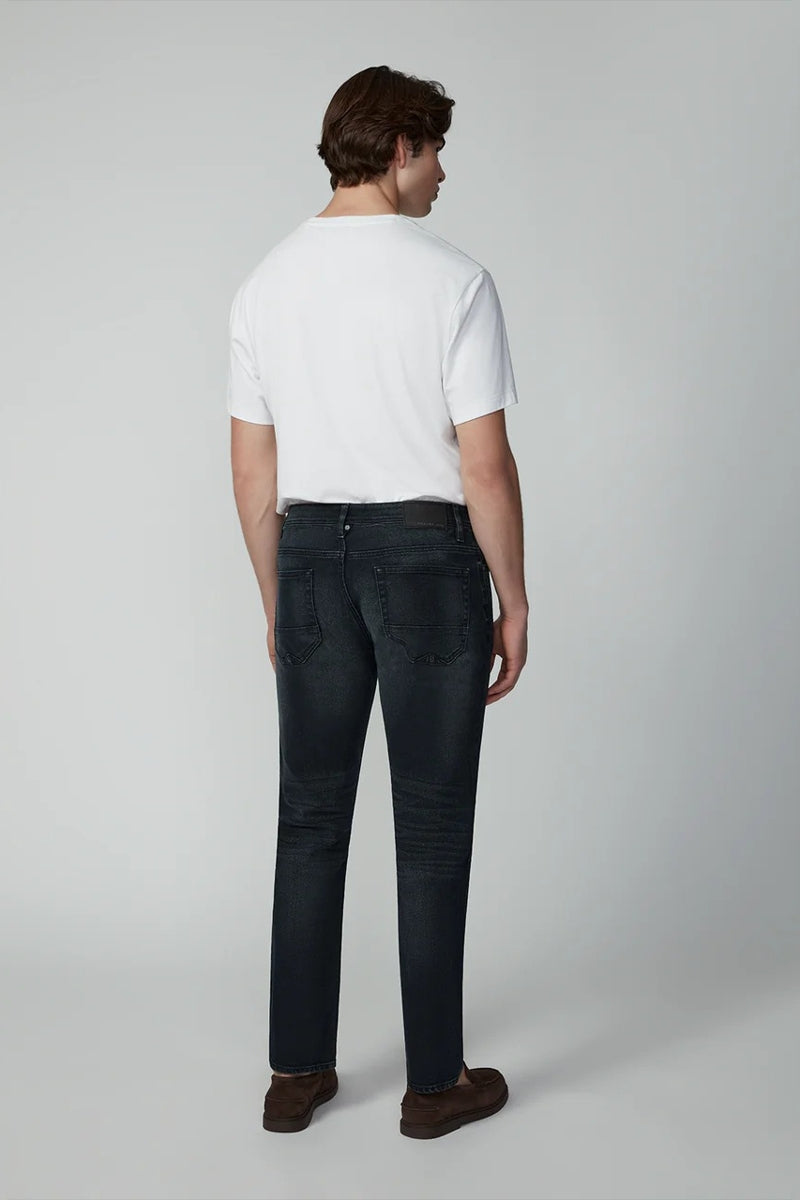 Wholesale,Projek Raw, Projek Raw Blue-Black 5-Pocket Athletic Straight Fit Jeans, Blue, 38W-32L-Tag38