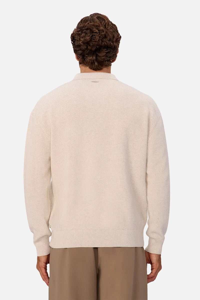 Wholesale,INDUSTRIE AUSTRALIA, INDUSTRIE AUSTRALIA Ivory Sweater Polo, Cream, Medium-44-TagMLarge-46-TagLExtra Large-48-TagXLExtra Extra Large-50-TagXXL
