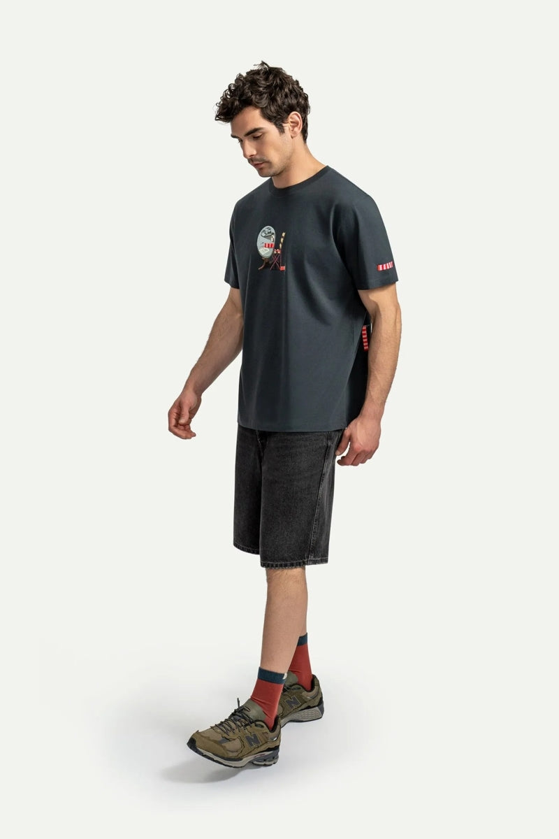 Wholesale,KAFT, KAFT Faded Black Knitting Chair Design Print T-Shirt, Black, Small-41-TagSMedium-44-TagMLarge-46-TagLExtra Large-48-TagXLExtra Extra Large-51-TagXXL